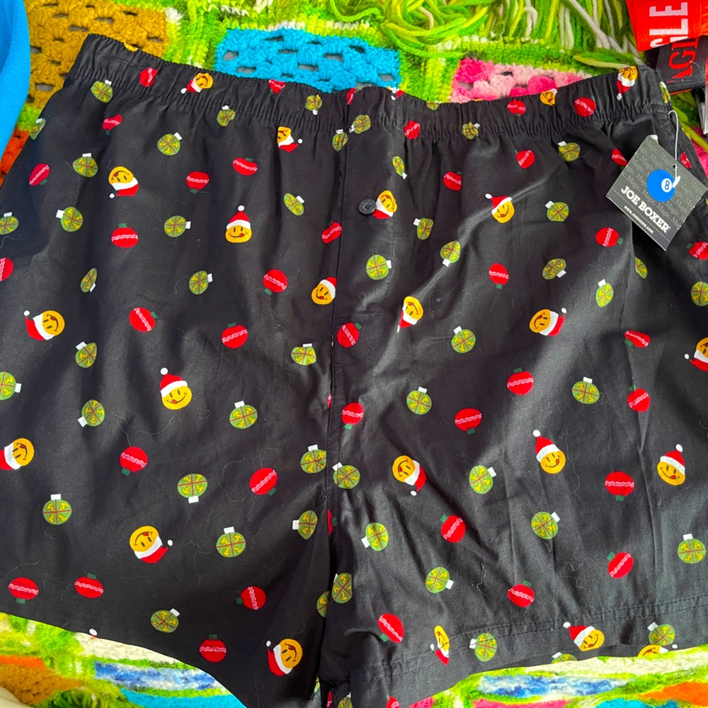 Joe Boxer Santa Smiley boxers XL